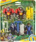 Imaginext Boss Level Gorilas e Macacos Pack Mattel HML57
