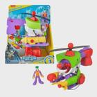 Imaginext DC Super Friends Veiculo Coringa e Robo Helicoptero Fisher-Price HMV09