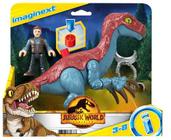 Imaginext- JURASSIC WORLD THERIZINOSAURUS E OWEN - Mattel