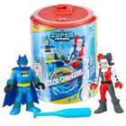 Imaginext Mini Bonecos Batman e Arlequina Color Changers + Acessório DC - Mattel HMX58