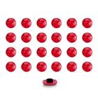 Imãs Enfeite de Geladeira e Painel Botão Vermelho - 24 Unidades