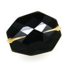 Imponente Anel Cristal BlacK Dryzum em Ouro 18K 11942 K800