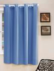 Importada Cortina Blackout PVC Lisa 1,40x1,30 Filomena - Azul Piscina