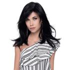 IMPRESS Wig Longa Elegante Preto Ébano de fios sedosos