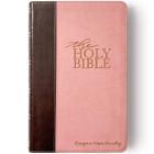 Impressão gigante Bible JOY CREATIVE KJV em dois tons rosa/marrom