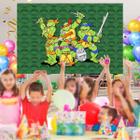 Impressora de pano de fundo Hevoun Green Turtle Birthday 5x3,3 pés - Hveoun