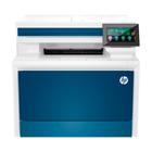 Impressora Multifuncional HP LaserJet Pro Colorida 4303FDW Wi-Fi Ethernet USB Duplex ADF 110V - Branco/Azul