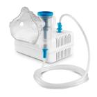 Inalador Nebulizador Compressor Multilaser Branco e Azul Hc223