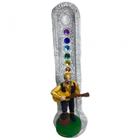 Incensário 7 Chakras Branco Cigano 22Cm Resina-Selecione Cor - Bialluz