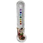 Incensario 7 chakras branco vertical São Miguel 22 cm - Lua Mística - 100% Original - Loja Oficial