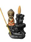 Incensário Cascata Buda Tibetano - Decoração Resina - Geral