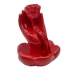 Incensário Cascata Mão - Vermelho - Divine Moda Indiana