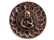 Incensário Redondo Budista para Incensos Palito Paz e Harmonia Espiritual - Popzenn