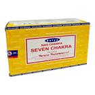 Incenso 7 Chakras Massala Seven Chakra Satya 12 Cxs 12 Var
