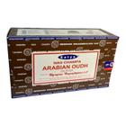 Incenso Arabian Oudh Madeira Satya Massala 12 Caixas c12 Var - META ATACADO