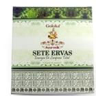 Incenso Cone Cascata Backflow Fragrância Sete Ervas Goloka