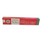 Incenso Massala Golden Nag Positive Vibes 15 Varetas 35g