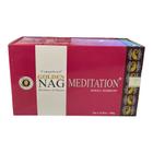 Incenso Massala Golden Nag Vareta Goloka Meditação Cx c 12 - Lua Mística - 100% Original - Loja Oficial