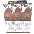 Incenso Mirra Kit 3 Und Purificação Descarrego Completo Limpeza Proteção