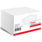 Index Cards Staples 233601 7,6 cm x 12,7 cm Line Ruled 500/pacote