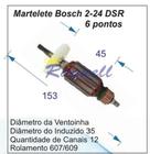 Induzido 11226 compativel Bosch- 11226/ 11228- GBH 2-24- Martelete - 220V
