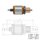 INDUZIDO PARTIDA para VW PRESTOLITE CUMMINS 12V JONH DEERE 1