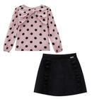 Infanti Conjunto Saia Infantil Feminino 29940 Cor Rose