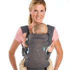 Infantino Flip Advanced 4-in-1 Carrier - Ergonomic, conversível, face-in e face-out front and back carry para recém-nascidos e bebês mais velhos 8-32 lbs