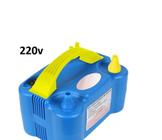 Inflador Compressor De Baloes 2 Bicos - 220V - Azul