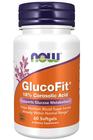 Ingrediente dietético: GlucoFit 60 cápsulas gelatinosas NOW Foods, pacote com 3