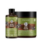 Inoar Afro Vegan - Kit Shampoo 300ml e Mascara 500g