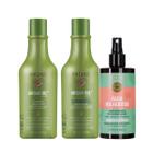 Inoar Spray Água Milagrosa 200 ml e Argan Oil Shampoo e Condicionador 500ml