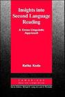 Insights into second language reading - a cross-linguistic approach - CAMBRIDGE UNIVERSITY PRESS DO BRASIL***