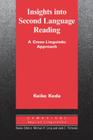 Insights into second language reading - CAMBRIDGE AUDIO VISUAL & BOOK TEACHER