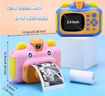 Instant Print Camera for Children, Câmera fotográfica digital, Kids Gift, Girls Toys - CHILDRENS