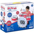 Instrumento musical do re mi fun bateria azul multikids