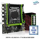 Intel Xeon E5 2630 V4 Cpu Ddr4 16gb 2133mhz Ram Nvme M.2 Sata Zsus X99 P4 Kit Placa-mãe