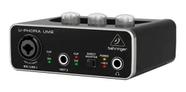 Interface De Áudio Behringer U-phoria Um2