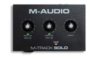 Interface De Áudio M-Audio M-Track Solo Usb