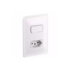 Interruptor 1 Secção Paralela + Tomada 2P+T 10A 680114 Zeffia - Pial