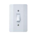 Interruptor 1 Tecla Simples 10A Com Placa Mec-Tronic Branco