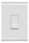 Interruptor 1 Tecla Simples Com Placa Liz Branco Tramontina