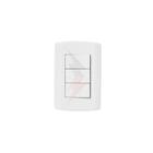 Interruptor Com 3 Teclas Simples Com Placa 4x2 Branco
