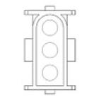 Interruptor de luz de freio Scania R 114 1995 a 2006 3-RHO