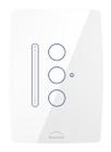 Interruptor Dimerizável WiFi Touch Dimmer 3 Botões Branco