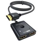 Interruptor HDMI Warrky 2x1 4K@60Hz - com Cabo de 3,3 Pés para PS5/PS4