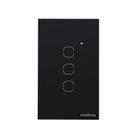 Interruptor Intelbras Touch Smart Wi-Fi Preto EWS 1003 Bivolt