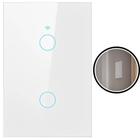 Interruptor Inteligente 2 Botoes Neo Wifi Alexa Google Branco Avant