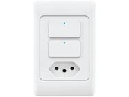 Interruptor Inteligente de Iluminação e Tomada - KS825 Wi-Fi 2 Botões