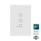 Interruptor Inteligente Smart Touch Wi-Fi 3 Teclas Margirius